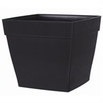 Harmony Self-Watering Planter Plastic Square 16x16x14 Black