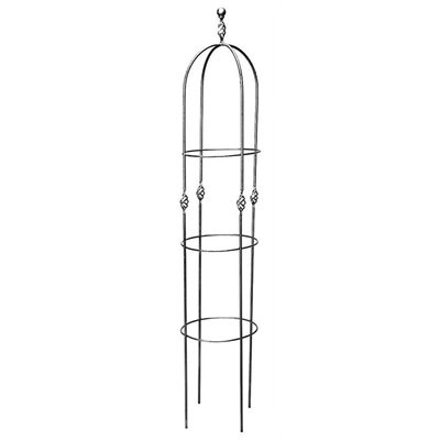 Venetian Wire Obelisk 65x12" Pewter