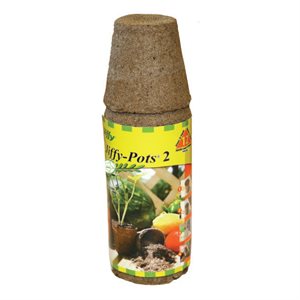 Jiffy Peat Moss Pots Round 2in 12Pk