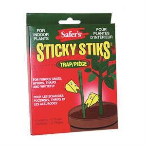 Safer's Indoor Plants Sticky Sticks 12 / Pk