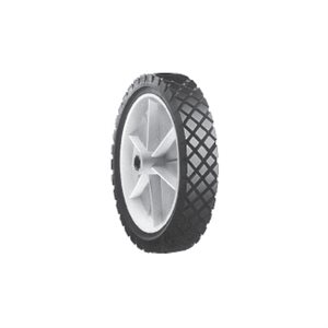 Universal Wheel for Garden Equipment - Rubber 7in Dia