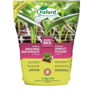 Terreau Agro Mix pour semis et pousses (Bio) 10L