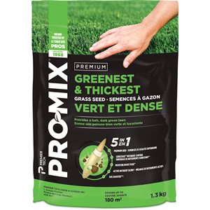 PRO-MIX Greener & Thicker 5 in 1 Grass Seed 1.3 KG