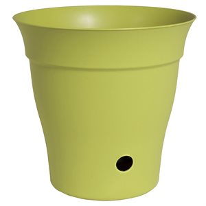 Contempra Pot With Inside Saucer Bamboo Green 12in