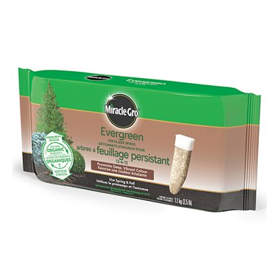 Miracle-Gro Evergreen Fertilizer Spikes 12-6-12 10 / Pkg 1.13 kg