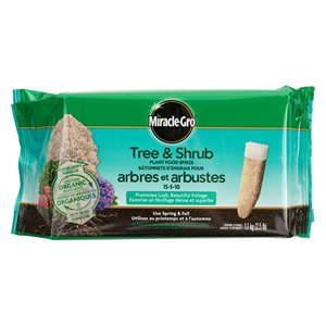 Miracle-Gro Tree & Shrub Fertilizer Spikes 15-5-10 10 / Pkg 1.13kg