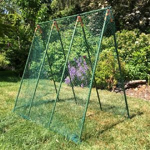 Pea Master Wire A-Frame Pea Plant Support 47in L x 47in W x 47in H Green