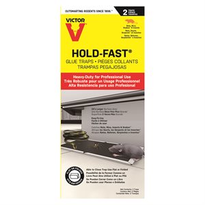 Victor Hold Fast Disposable Rat Glue Traps Foldable 2pk