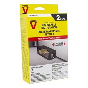 Victor Fast Kill Disposable Mouse Bait Station 2pk