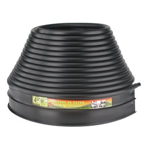 Lawn Edging Plastic Super Pro 4.75in x 50ft Black Bulk