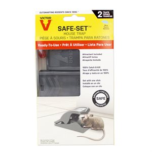 Piège à souris Safe-Set 2 par paquet