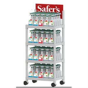 192PK Safer's Assorted Outdoor Insect Control Rolling Display
