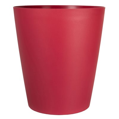 Bistro Self-Watering Contemporary Planter Plastic Round 12x12in Red