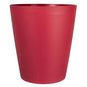 Bistro Self-Watering Contemporary Planter Plastic Round 16x16in Red