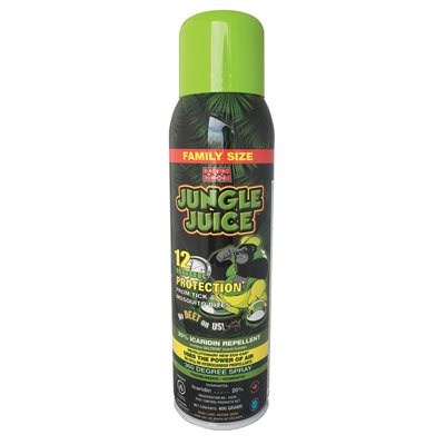 Jungle Juice Family Size Insect Repellent Deet-Free Aerosol 400G