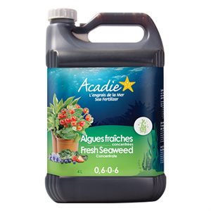 Liquid Fresh Seaweed Fertilizer 0.6-0-6 4L
