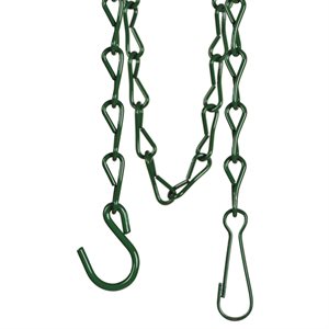 Hanging Chain for Bird Feeders Green Rust Resistant 33in