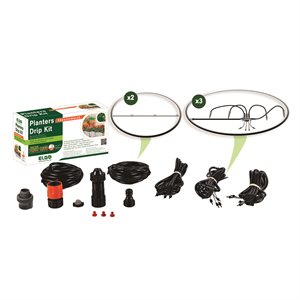 Drip Irrigation Kit for Planters 12 Drippers