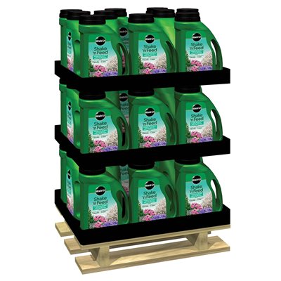 30PC Presentoir Engrais Pour Arbres et Arbustes a Fleurs Miracle-Gro Shake N Feed 18-6-12 2.04 Kg