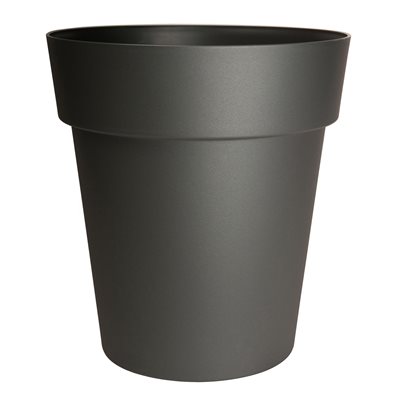 Viva Self-Watering Planter Plastic Round 21x23.5in Slate