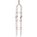 Venetian Wire Obelisk 43x8" Copper