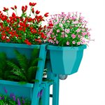 Side Planter Boxes Add-On for UpGarden Turqoise 2pk