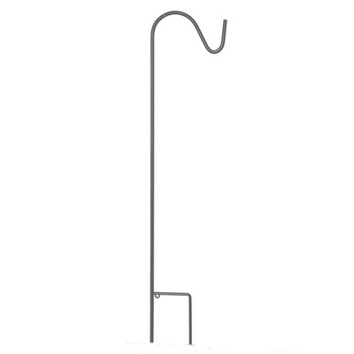 Garden Shepherd Hook Single 48in Pewter