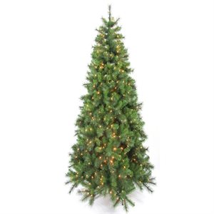 Hastings Slim Christmas Tree 450 Warm White LED 9'