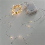 Fairy Light Set Battery Operated With Timer 50 Cool White 16.5'