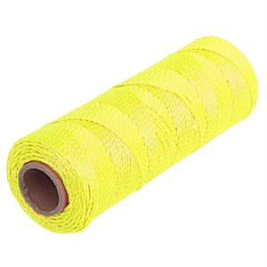 Braided Nylon Mason Line #18 500ft Fluorescent Yellow