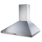 Hotte de Cuisine Murale Pyramidale 380 CFM, 1.5 sones