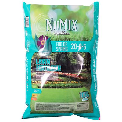 20-0-5 Engrais Pelouse Fin Printemps 40% Dégagement Lent Numix 10 Kg