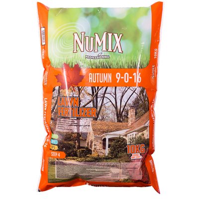 9-0-16 Engrais Pelouse Automne Numix 20 Kg