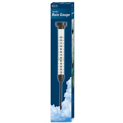 Rain Gauge Jumbo Plastic Stake 28in