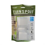 Turnspout 2 5 / 8in x 2 5 / 8in & 2in x 3in White