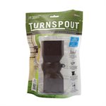 Turnspout 2 5 / 8in x 2 5 / 8in & 2in x 3in Chestnut