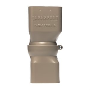 Turnspout 2 5 / 8in x 2 5 / 8in & 2in x 3in Pebble