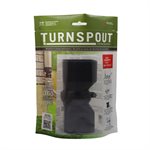 Turnspout 3in x 3in Black