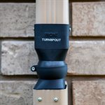 Turnspout 3in x 3in Black