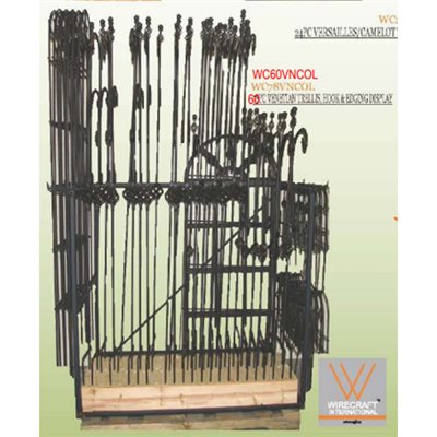 60PK Venetian Trellises / Hooks / Edging Display